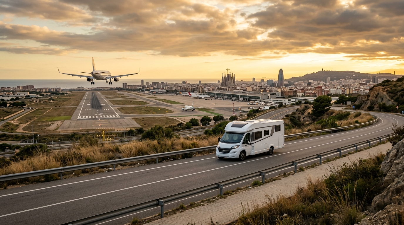 RV rental in Barcelona - Airport